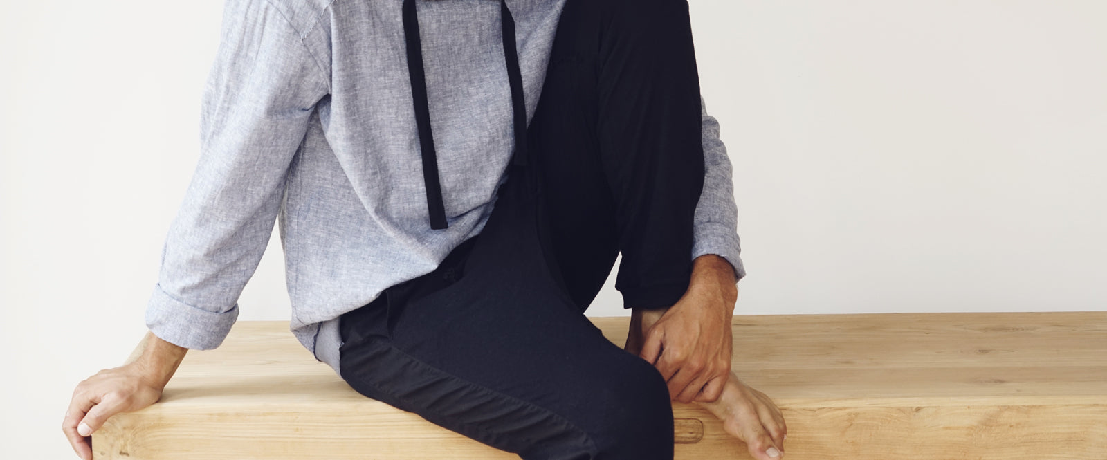 Men's Cotton Harem Pants | Boho Yoga Pants for Men | AJJAYA
