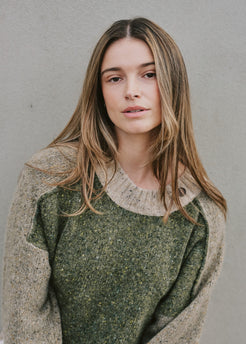 Ridge Sweater moss field / S/M Ridge Sweater