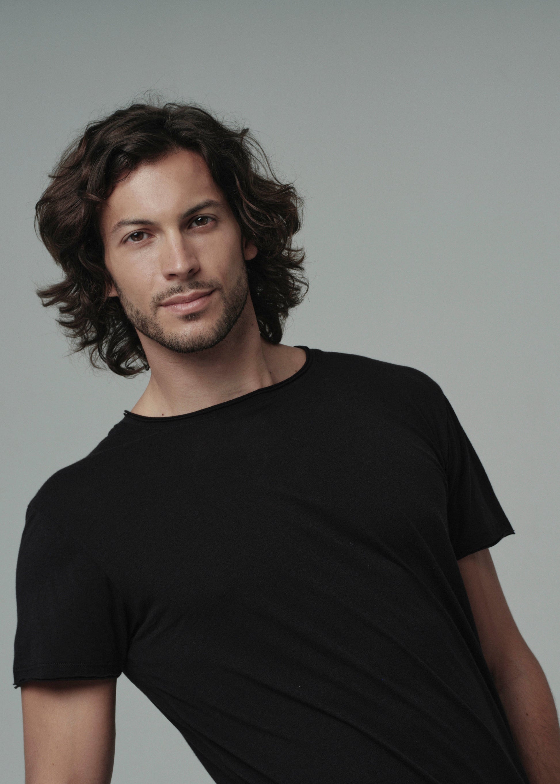Organic Pima Tee black / S WE-AR Organic Pima Tee | Sustainable Yoga & Off-Duty Wear