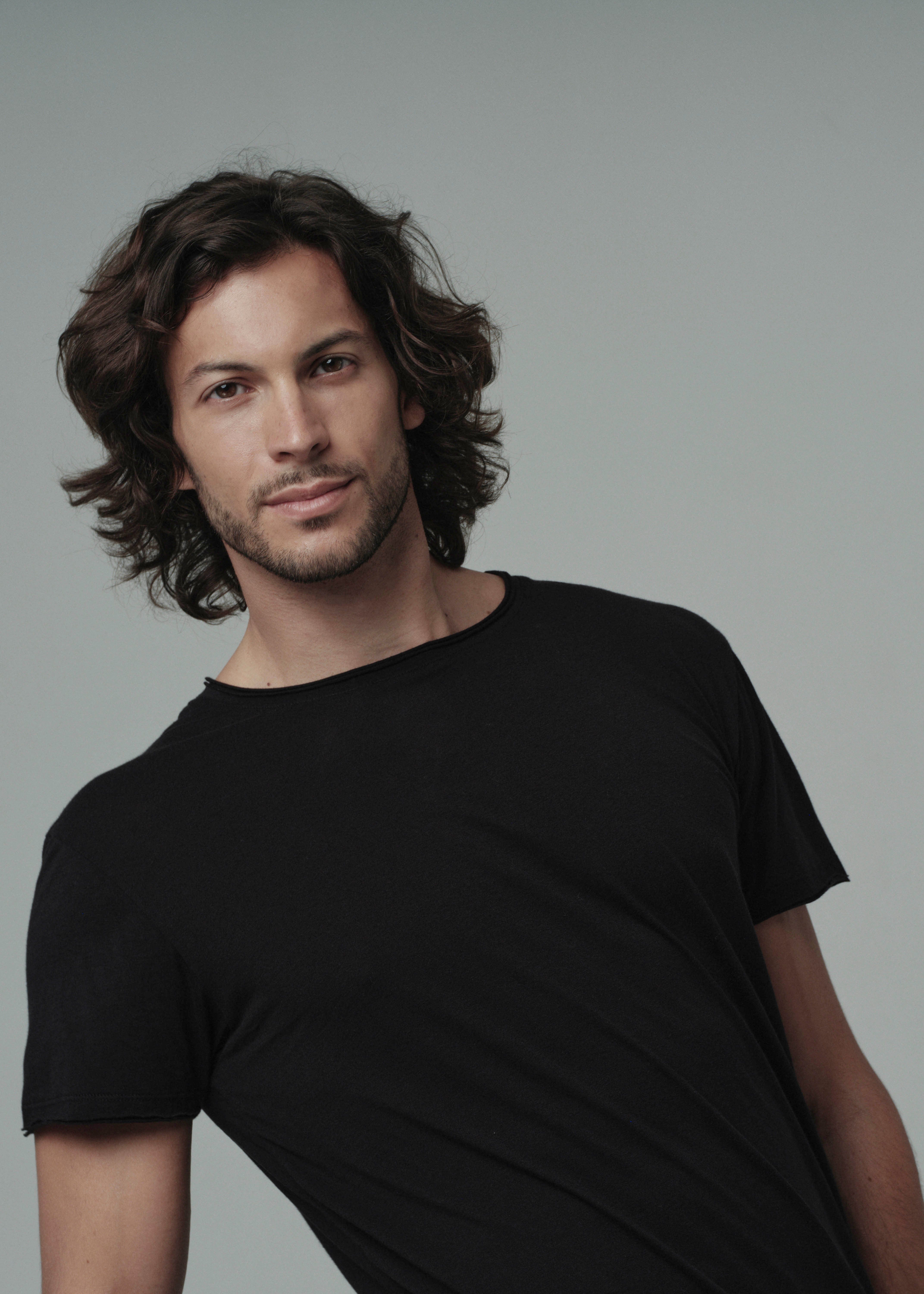 Organic Pima Tee black / S WE-AR Organic Pima Tee | Sustainable Yoga & Off-Duty Wear