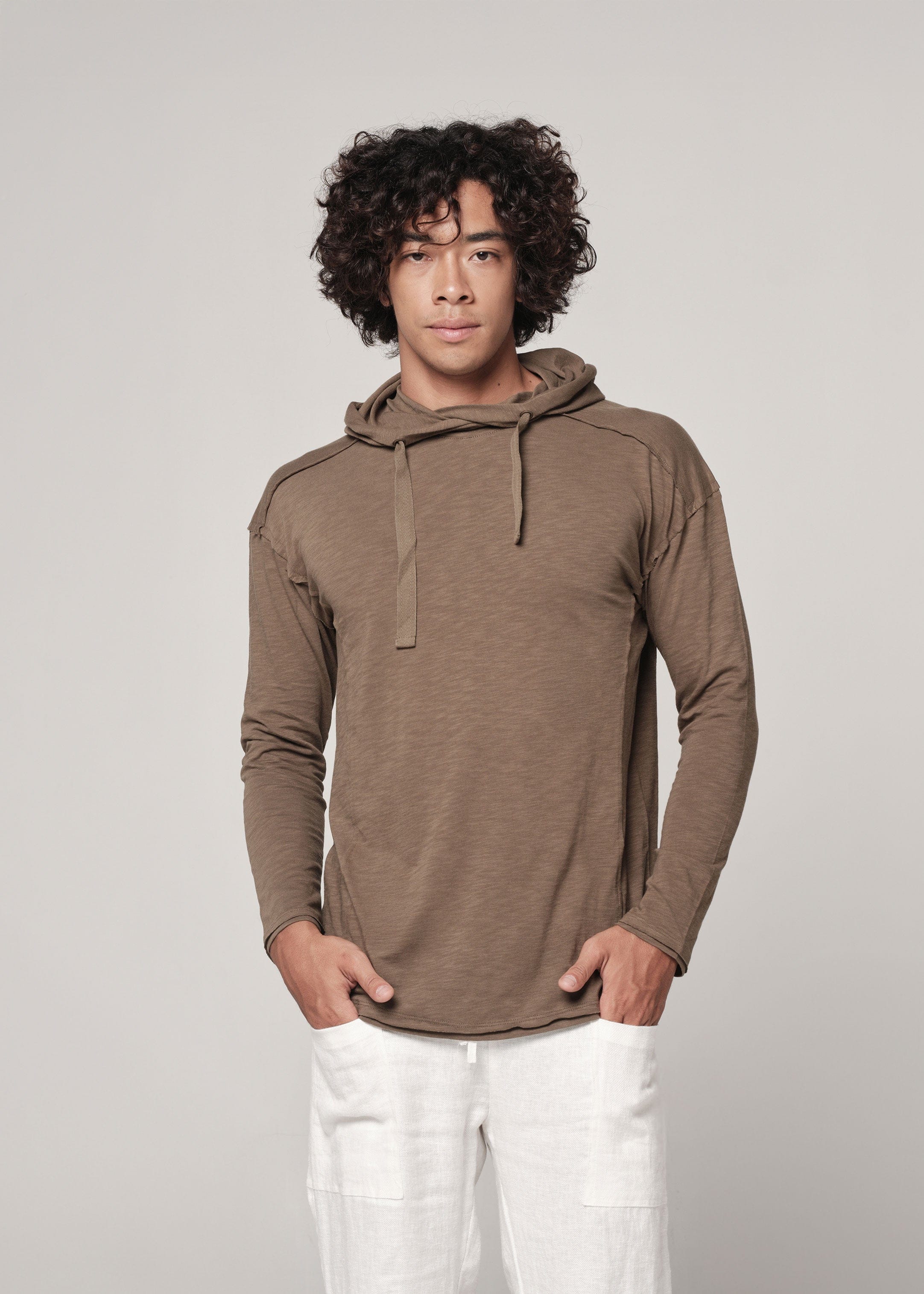 Slimline Hoodie cypress / S Slimline Hoodie | Mens Lightweight Organic Cotton Hoodie | WE-AR
