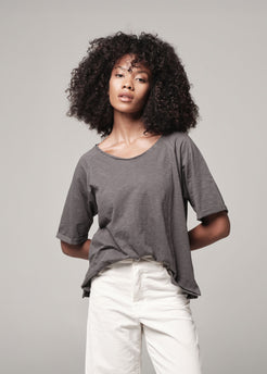 Elle Tee tradewinds / SM Elle Tee | V Neck Tee, Half-Length Sleeves | WE-AR