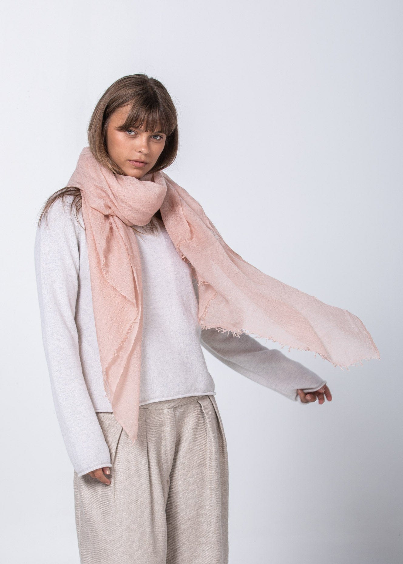 Feather Cashmere Scarf Feather Cashmere Scarf