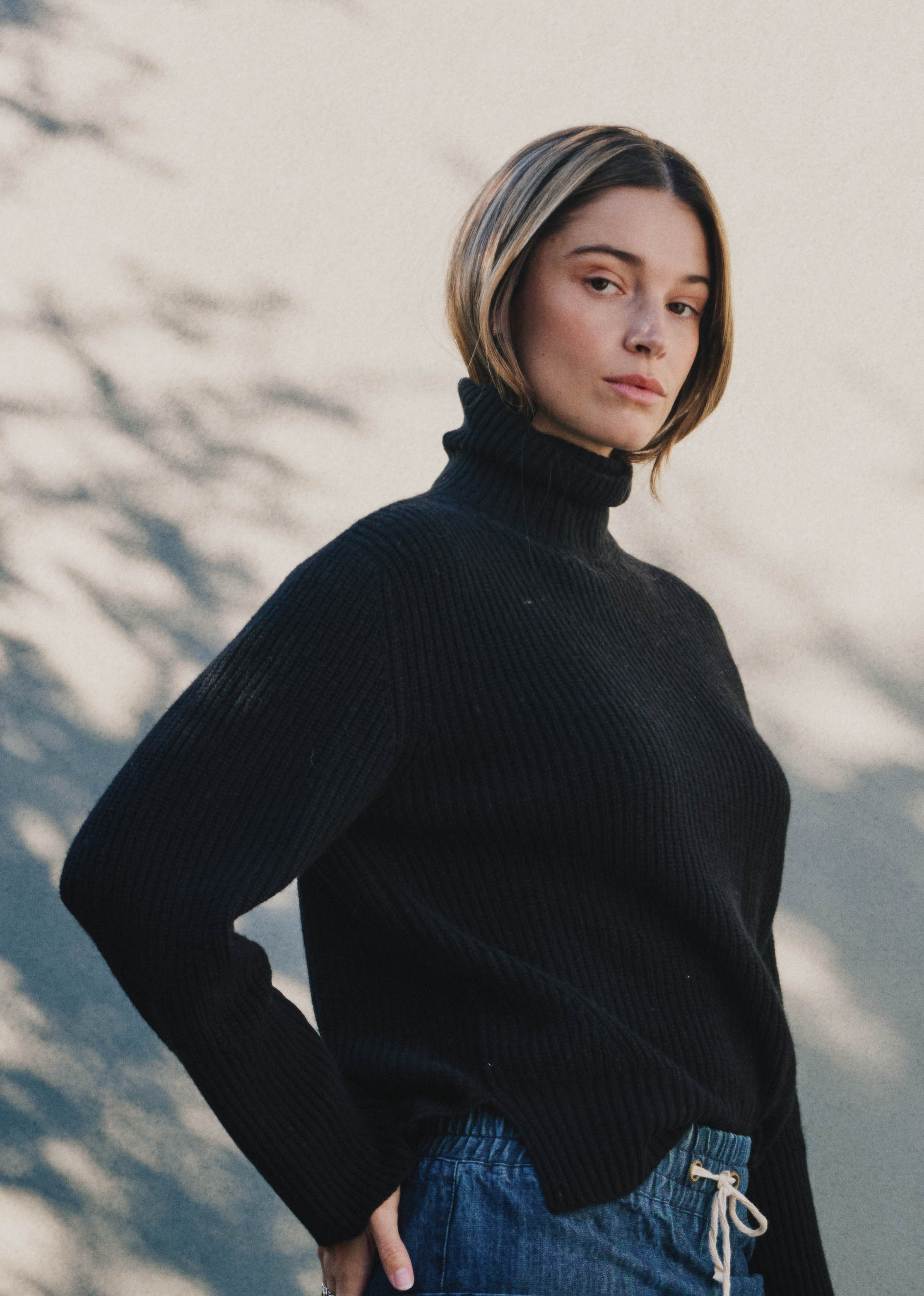 Piper Knit black / S WE-AR Alma Sweater | Sustainable Yoga & Off-Duty Wear