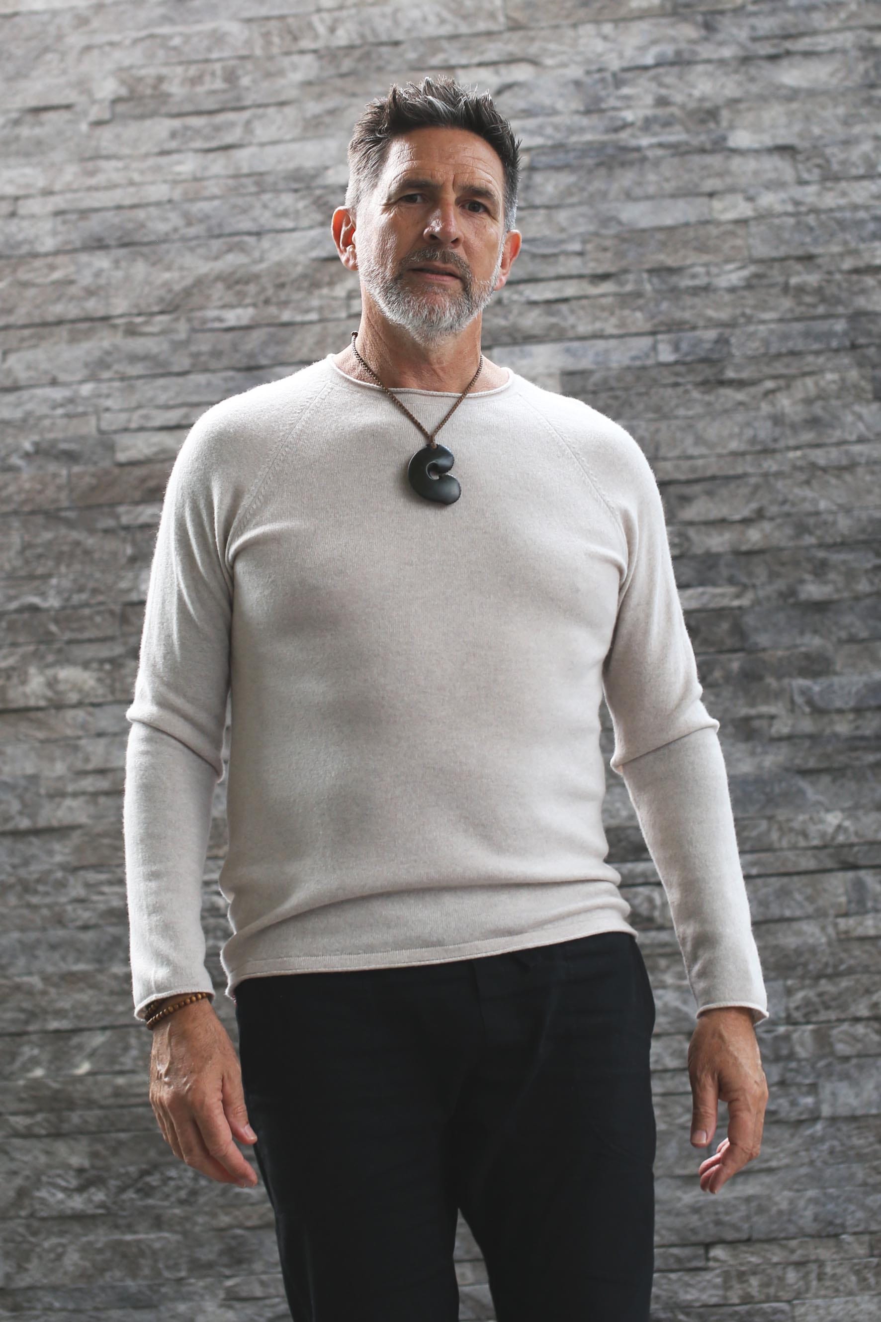 Zen Luxe Raglan 2.0 Limestone / S/M Zen Luxe Raglan 2.0 | WE-AR Sustainable Yoga & Loungewear NZ