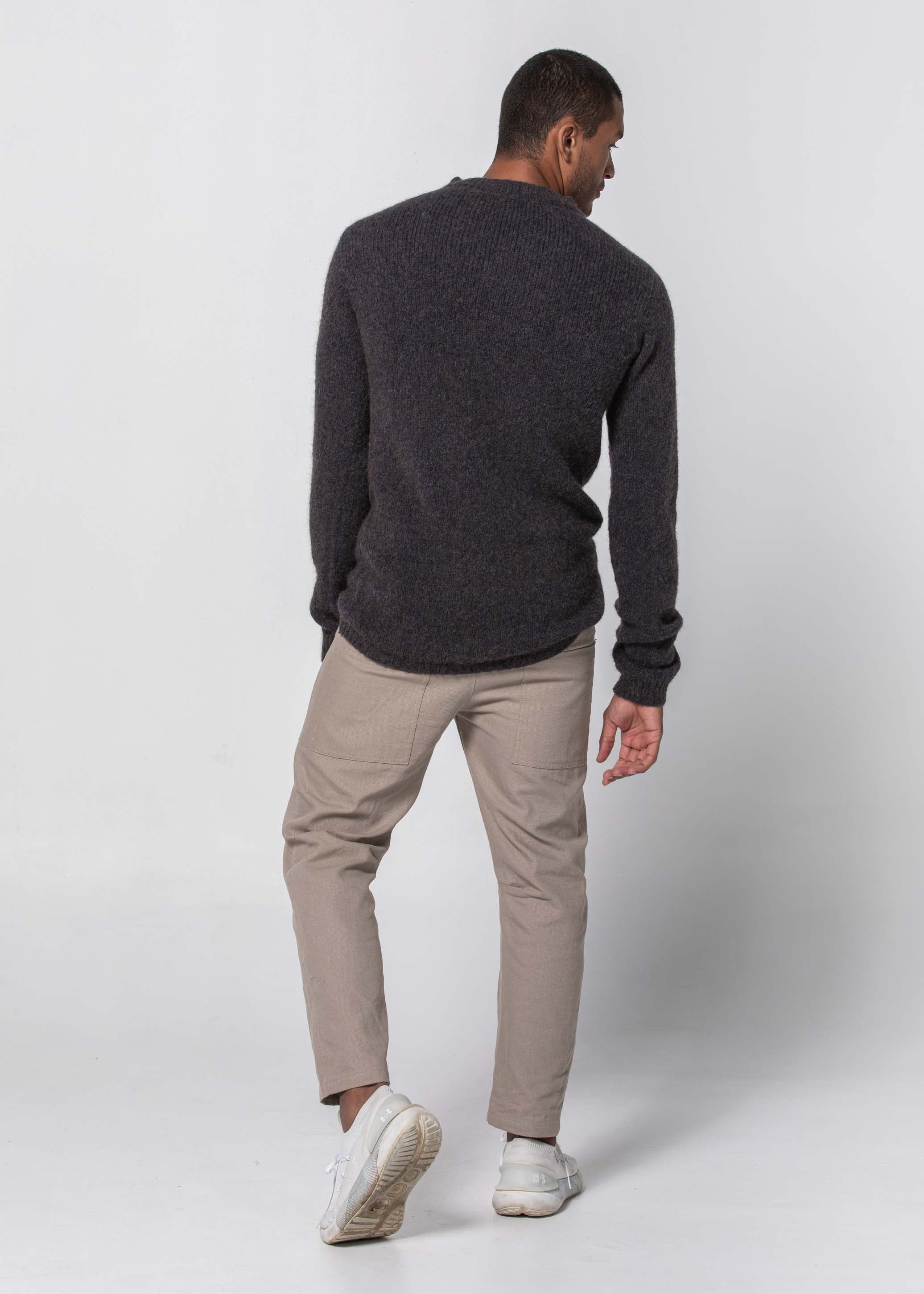 Mens Crew Neck Sweater Mens Crew Neck Sweater | Sustainable Yoga & Off-Duty Wear