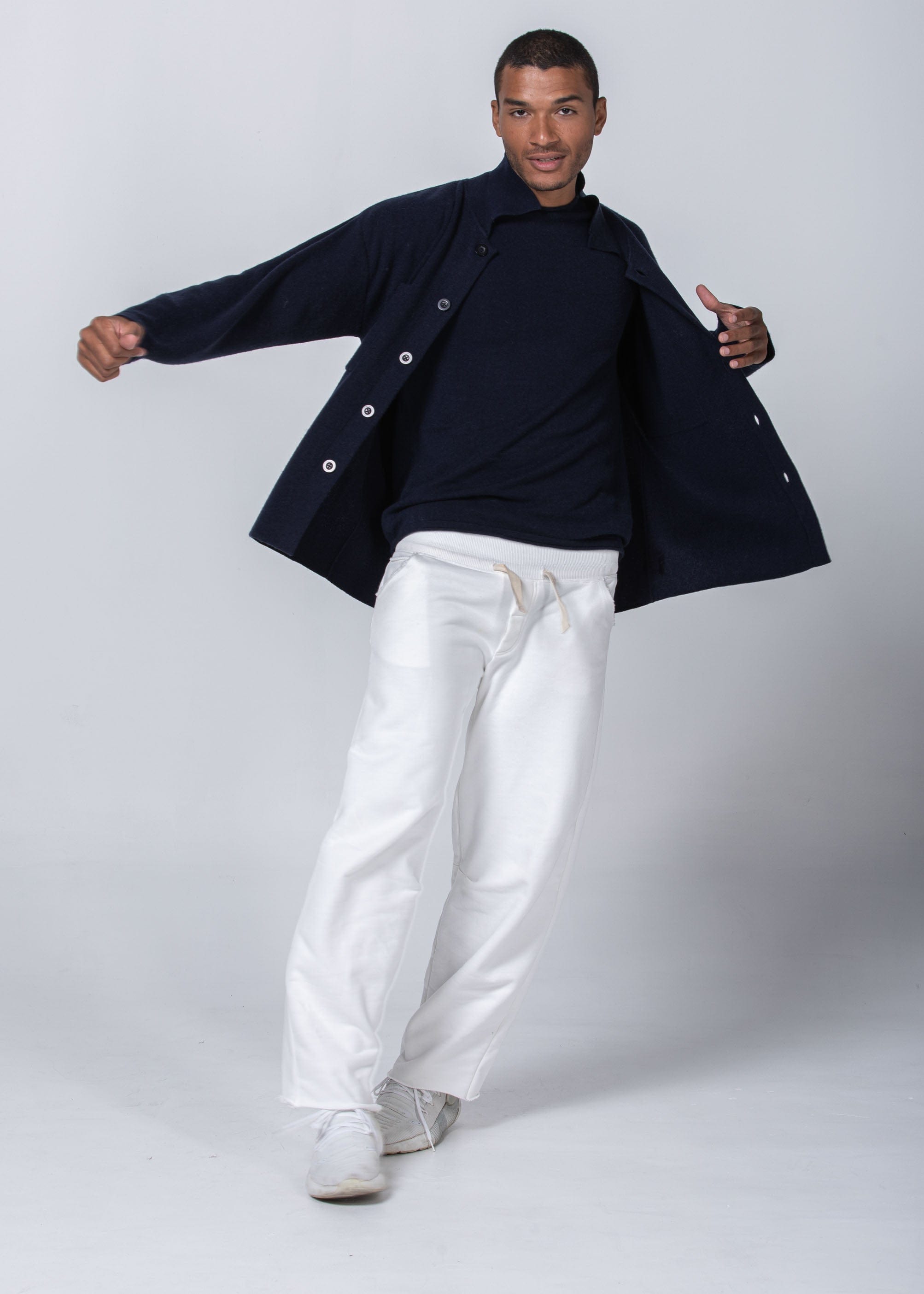 Cashmere Shacket midnight blue / S/M Cashmere Shacket