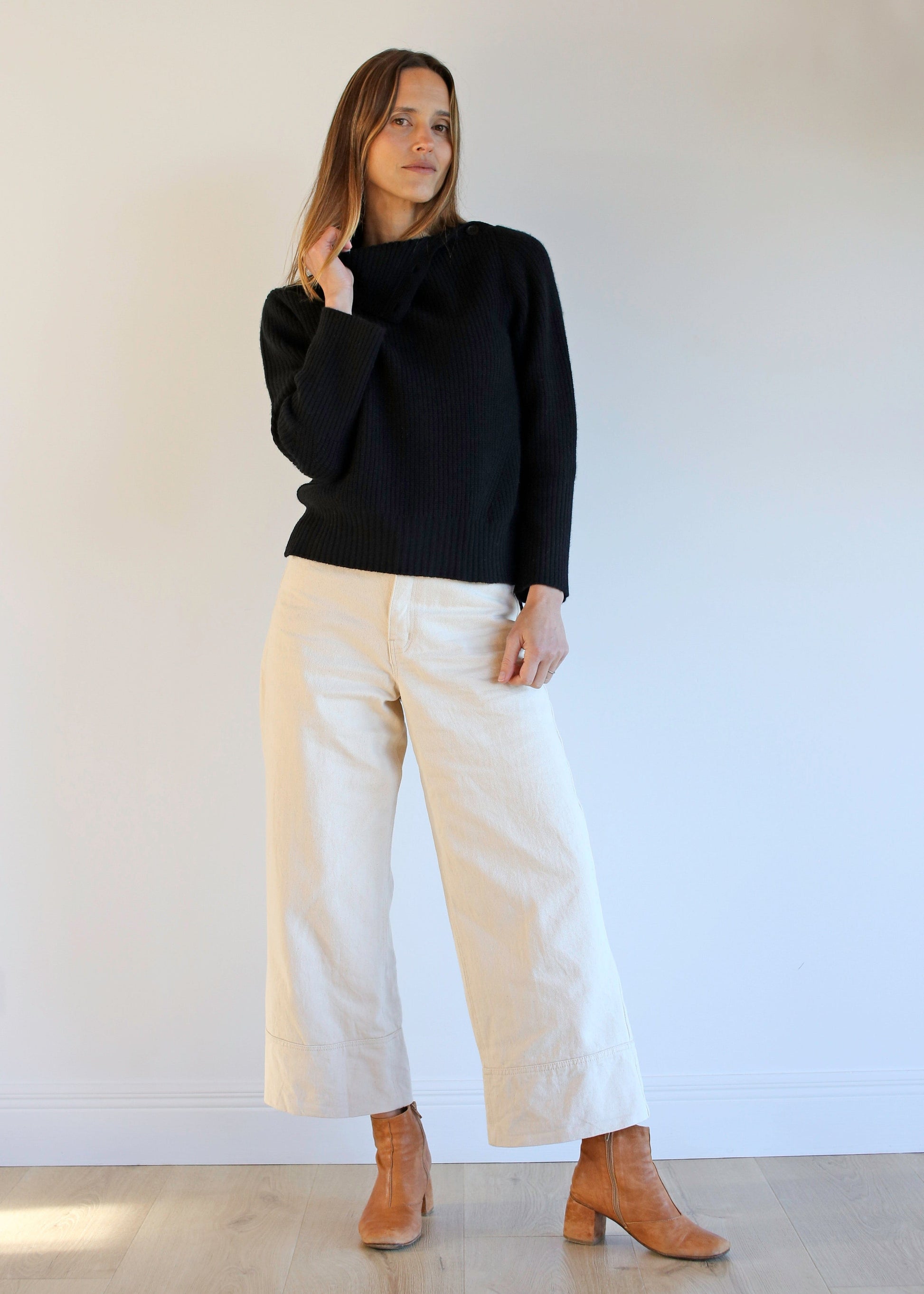 Alma Sweater Notte / S WE-AR Alma Sweater | Sustainable Yoga & Off-Duty Wear