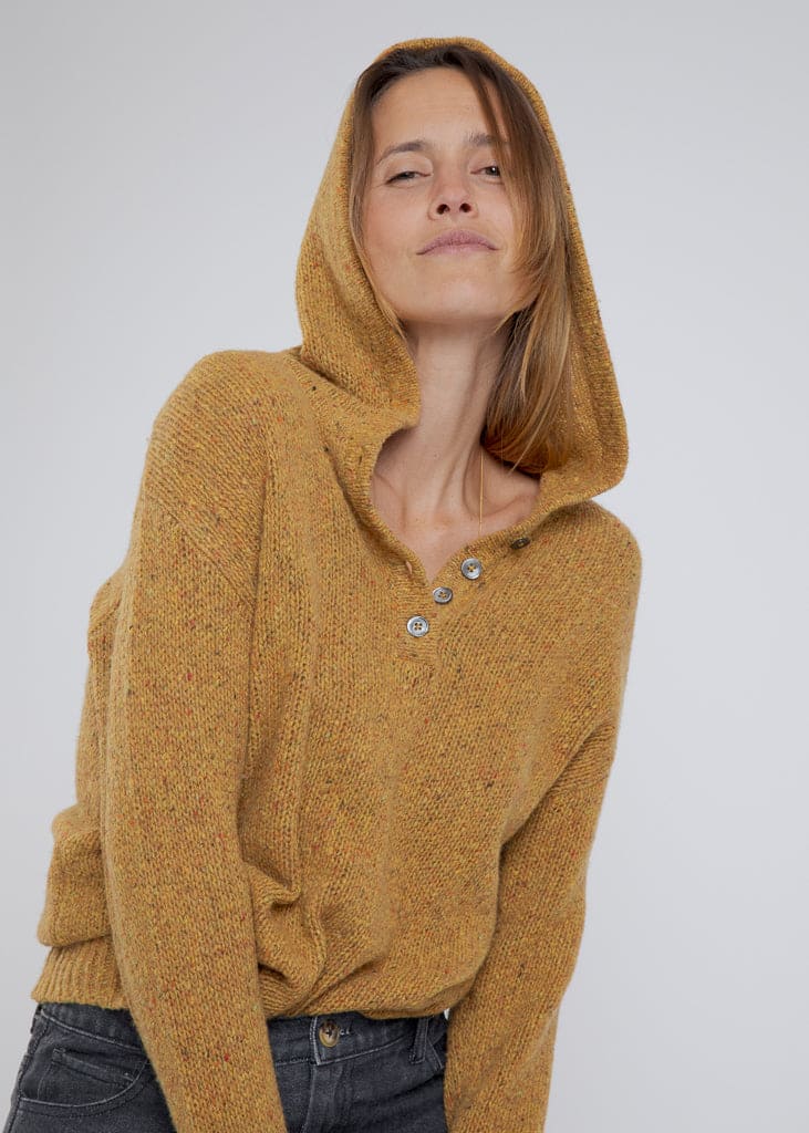 Button-up pull over hoodie Bee Keeper / SM