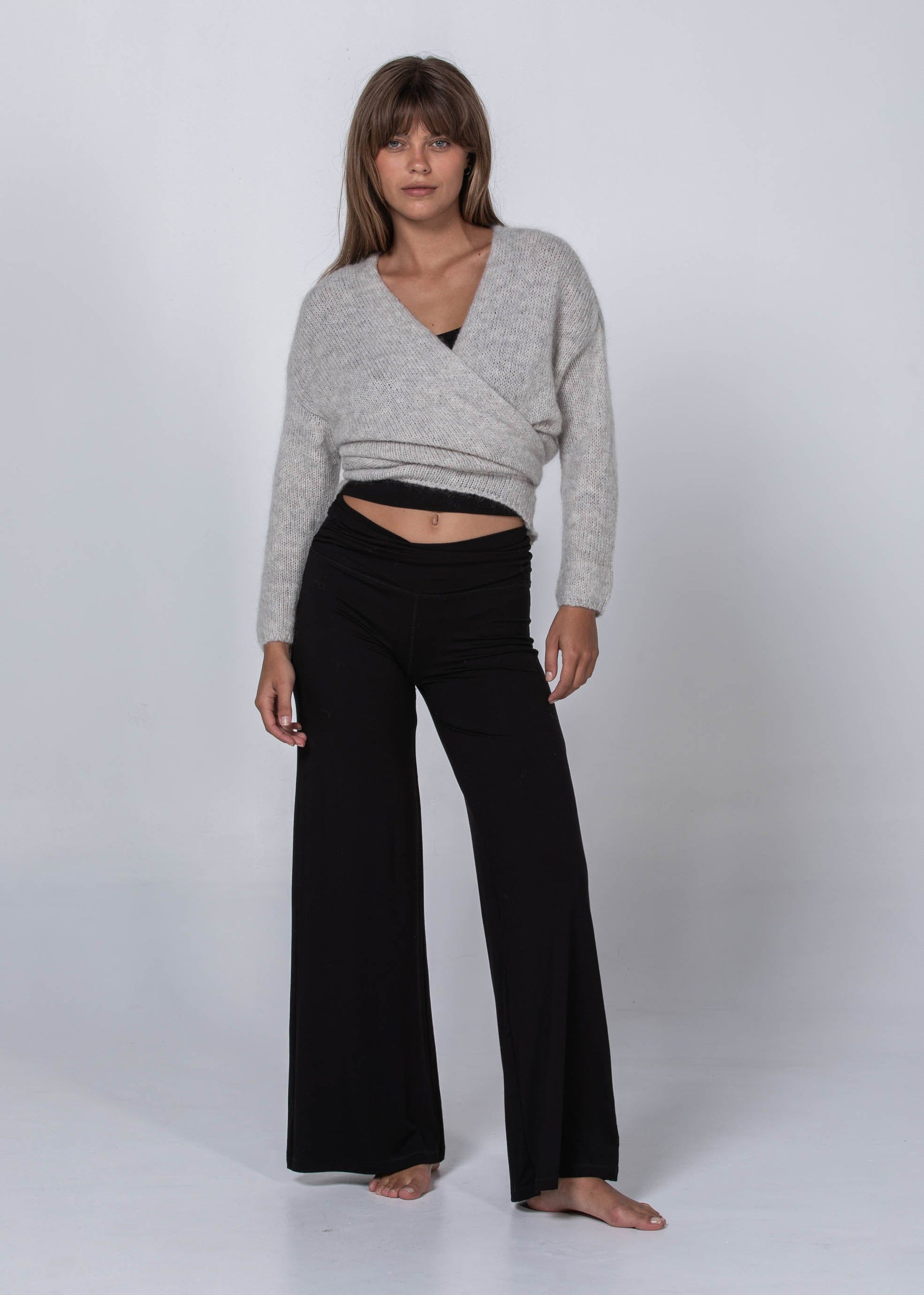 Fall Dancer Wrap Icy Oat / S/M WE-AR Fall Wrap | Sustainable Yoga & Off-Duty Wear