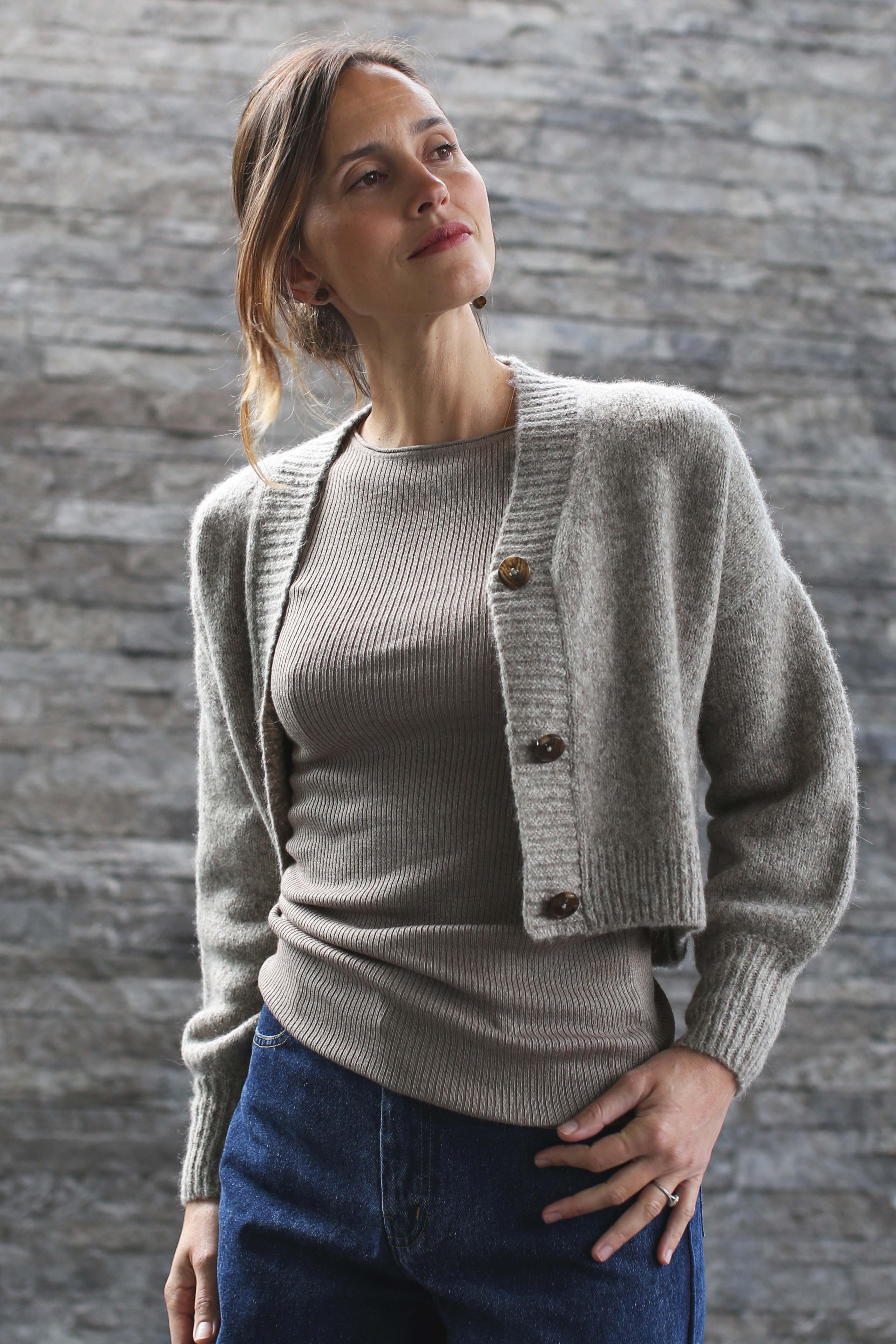 Jai Bolero Cardigan Raincloud / S/M Jai Bolero Cardigan