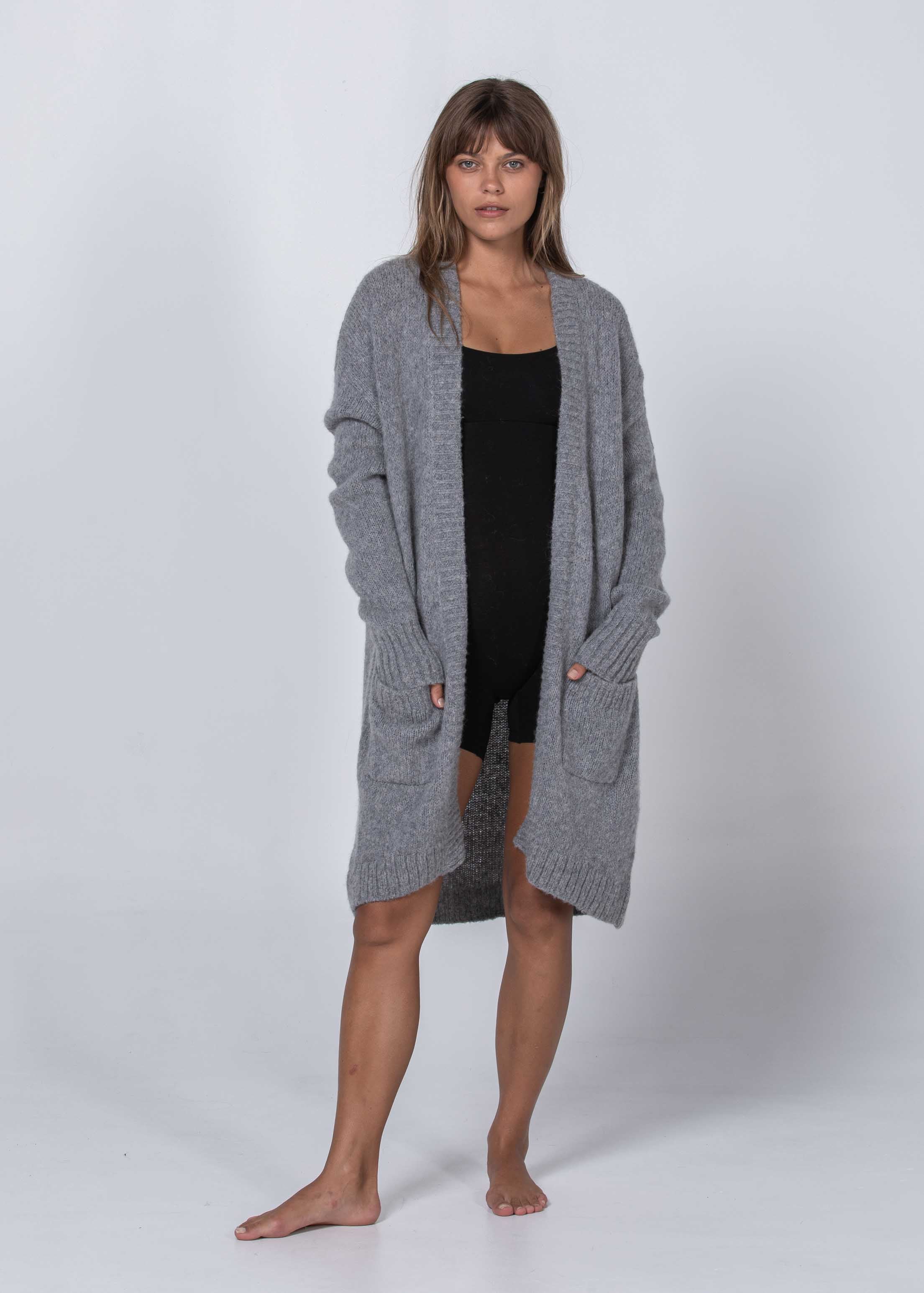 Peace Cardigan Raincloud / SM WE-AR Peace Cardigan | Sustainable Yoga & Off-Duty Wear
