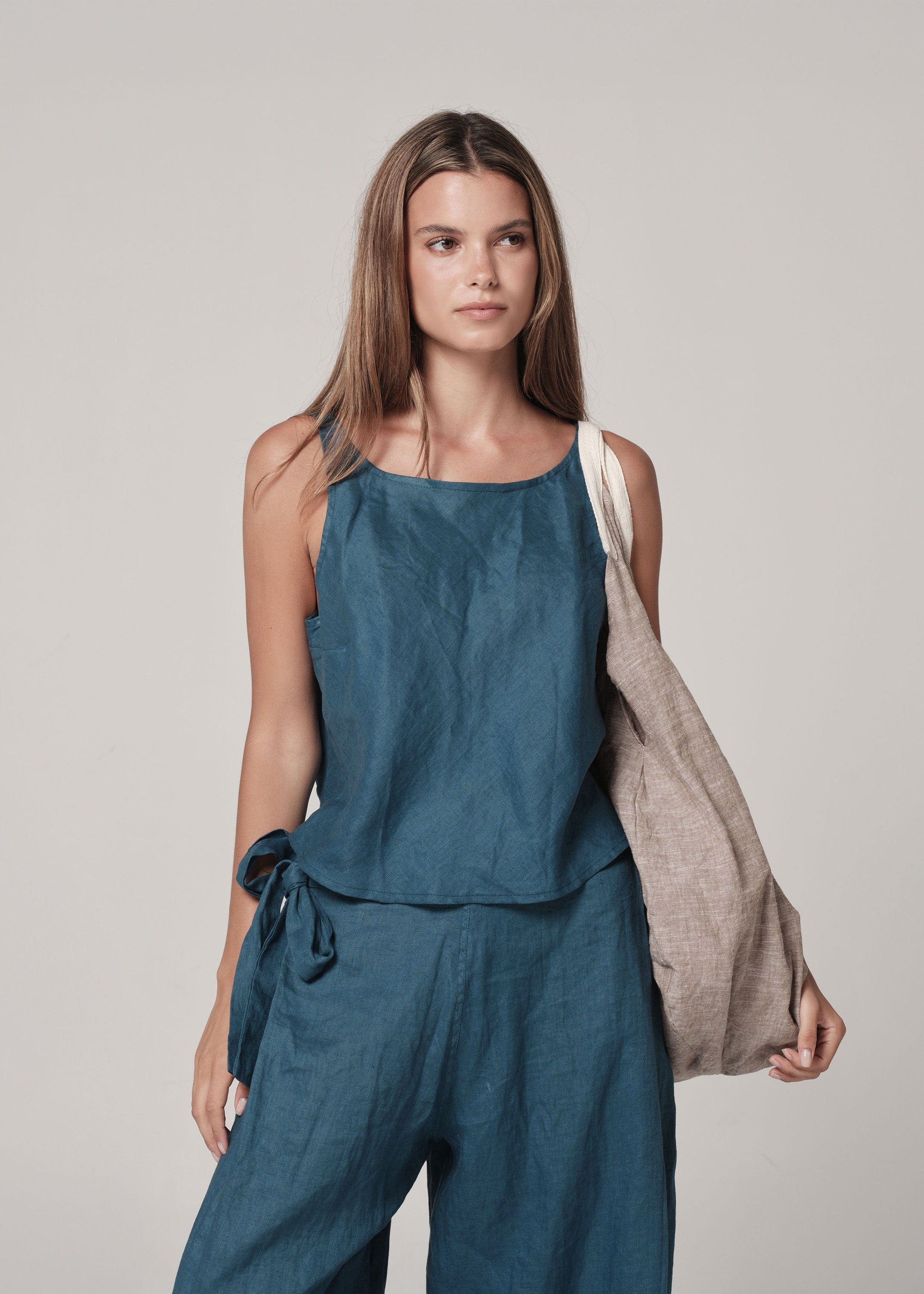 Linen Bag crushed almond / O/S Linen Bag | Mens and Womens Lightweight Bag | WE-AR