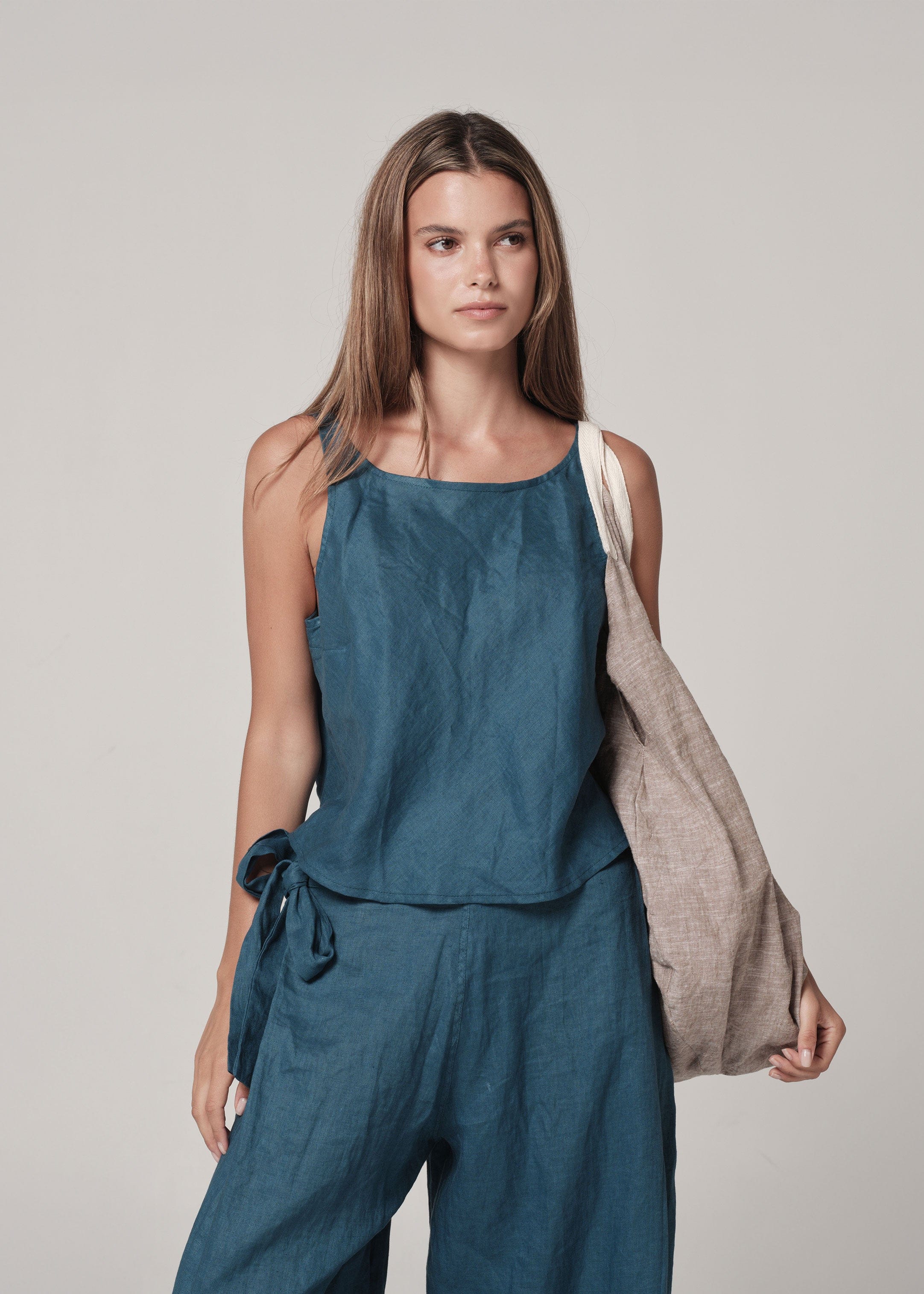 Linen Bag crushed almond / O/S Linen Bag | Mens and Womens Lightweight Bag | WE-AR