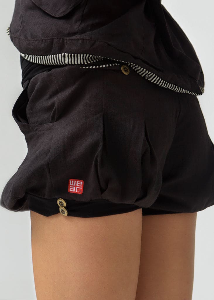 Raja Shorts summer black / XS