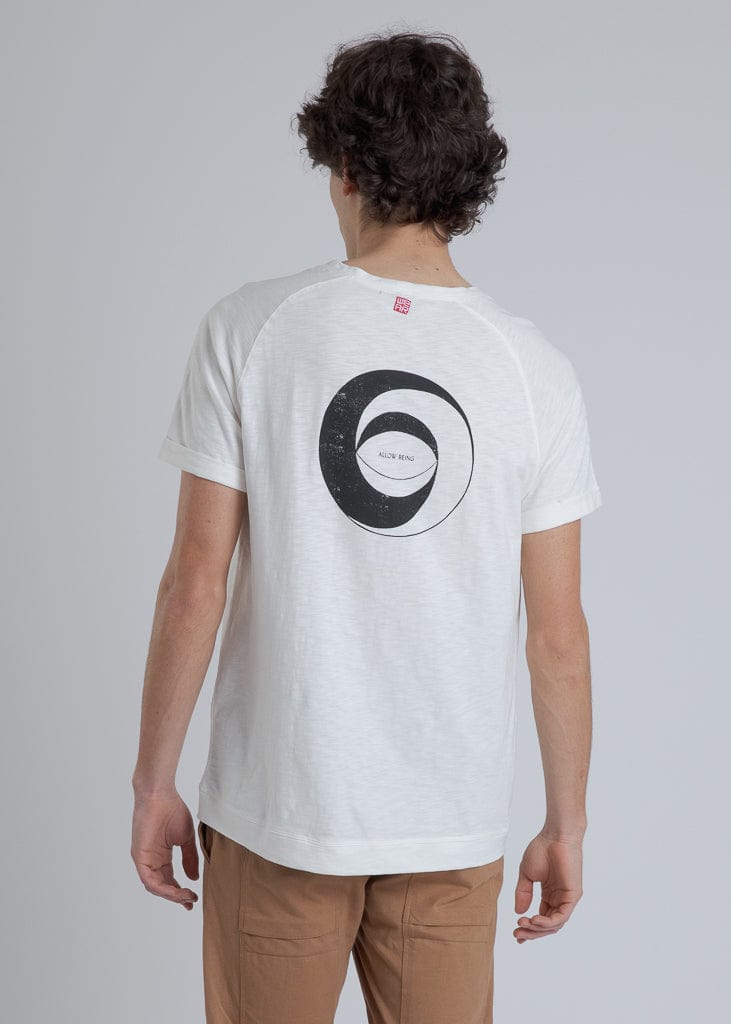 Raglan Tee Allow Being Parchment / S