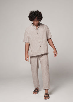 Linen Ibi Pants crushed almond / S Linen Ibi Pants