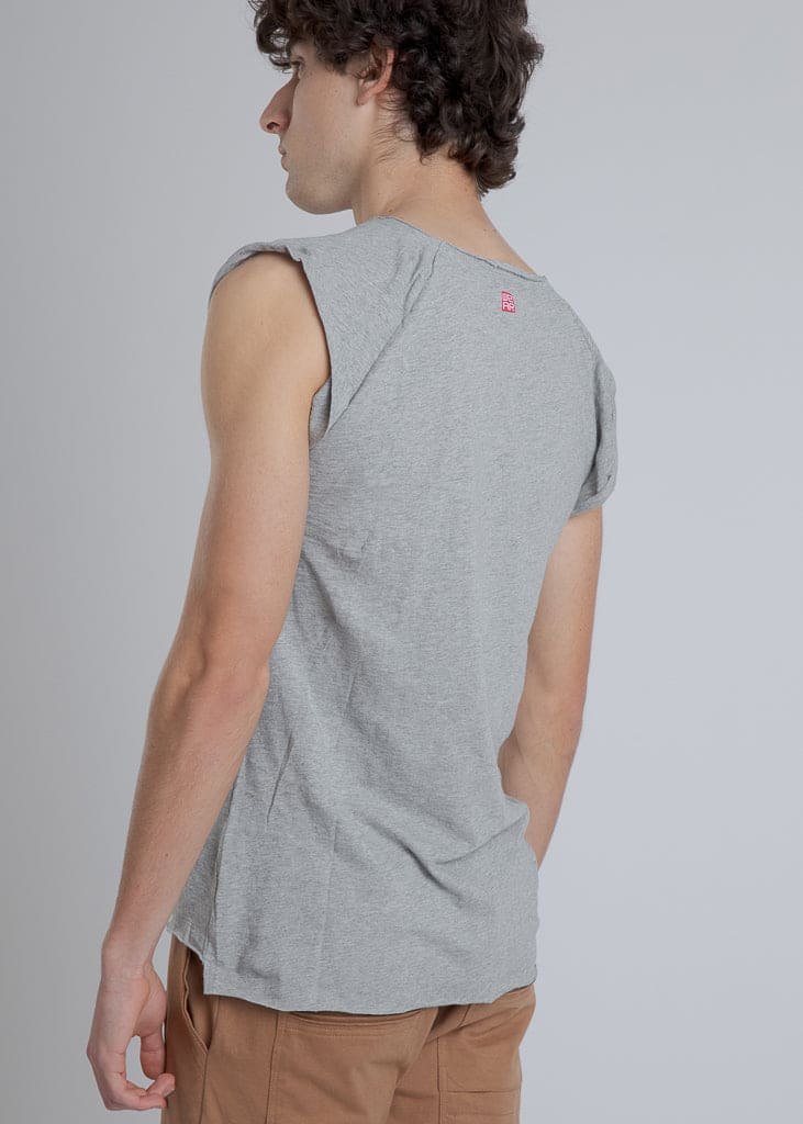 Bonestack Tank Top grey marl / S Bonestack Tank Top | Mens Yoga Tank Top | WE-AR