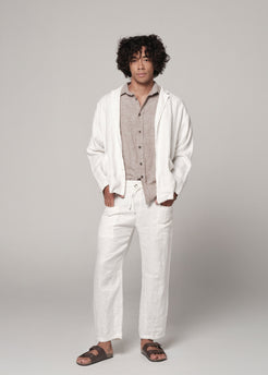 Linen Peleton Pants parchment / S Linen Peleton Pants