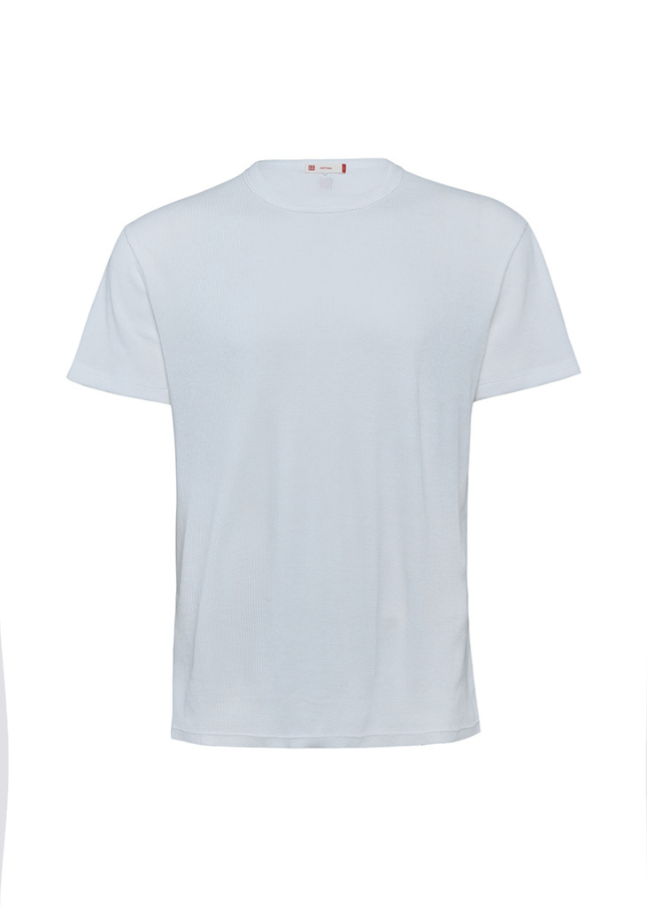 Men's Waffle Tee parchment / S