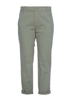 Ibi Pants silver olive / XS Ibi Pants | Stonewash Stretch Cotton Pants | WE-AR