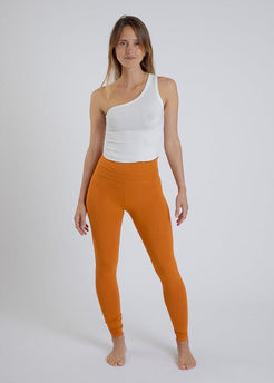 Basika Lyte Organic Leggings amalfi orange / M Basika Lyte Organic Leggings | Womens Yoga Leggings | WE-AR