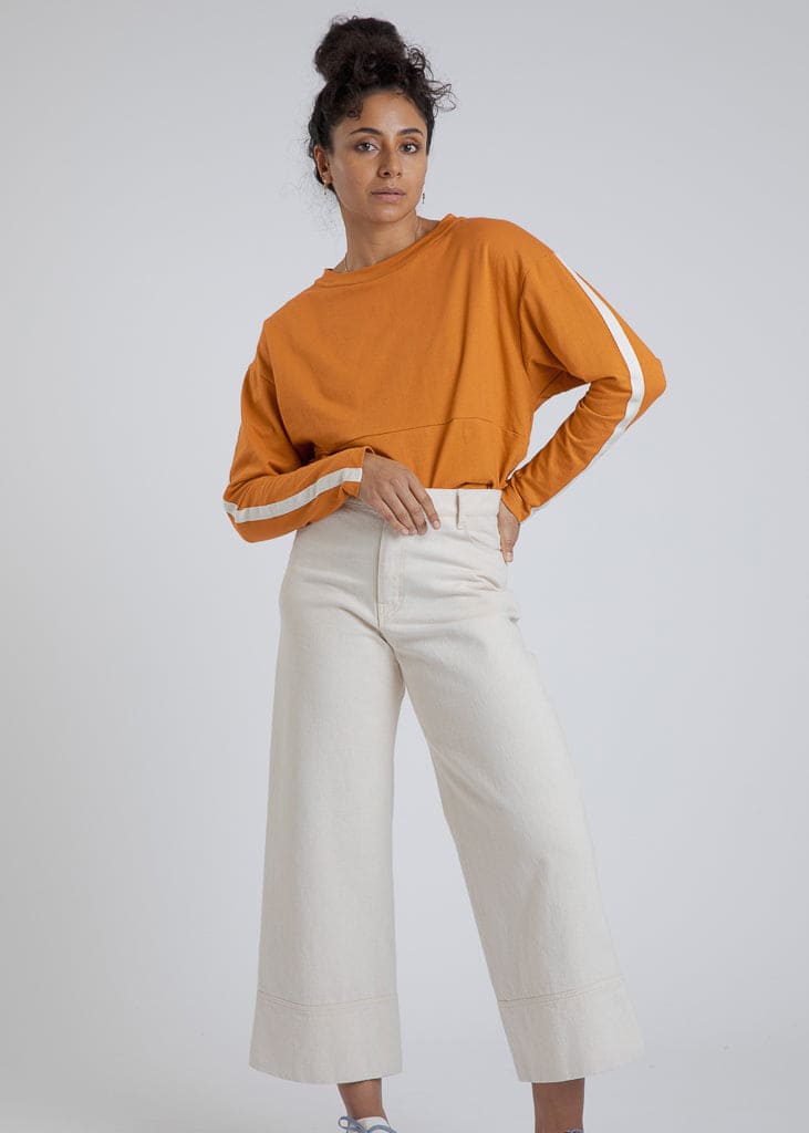 Longpod Top amalfi orange / M/L