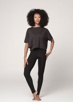 Basika Lyte Organic Leggings black / XS Basika Lyte Organic Leggings | Womens Yoga Leggings | WE-AR