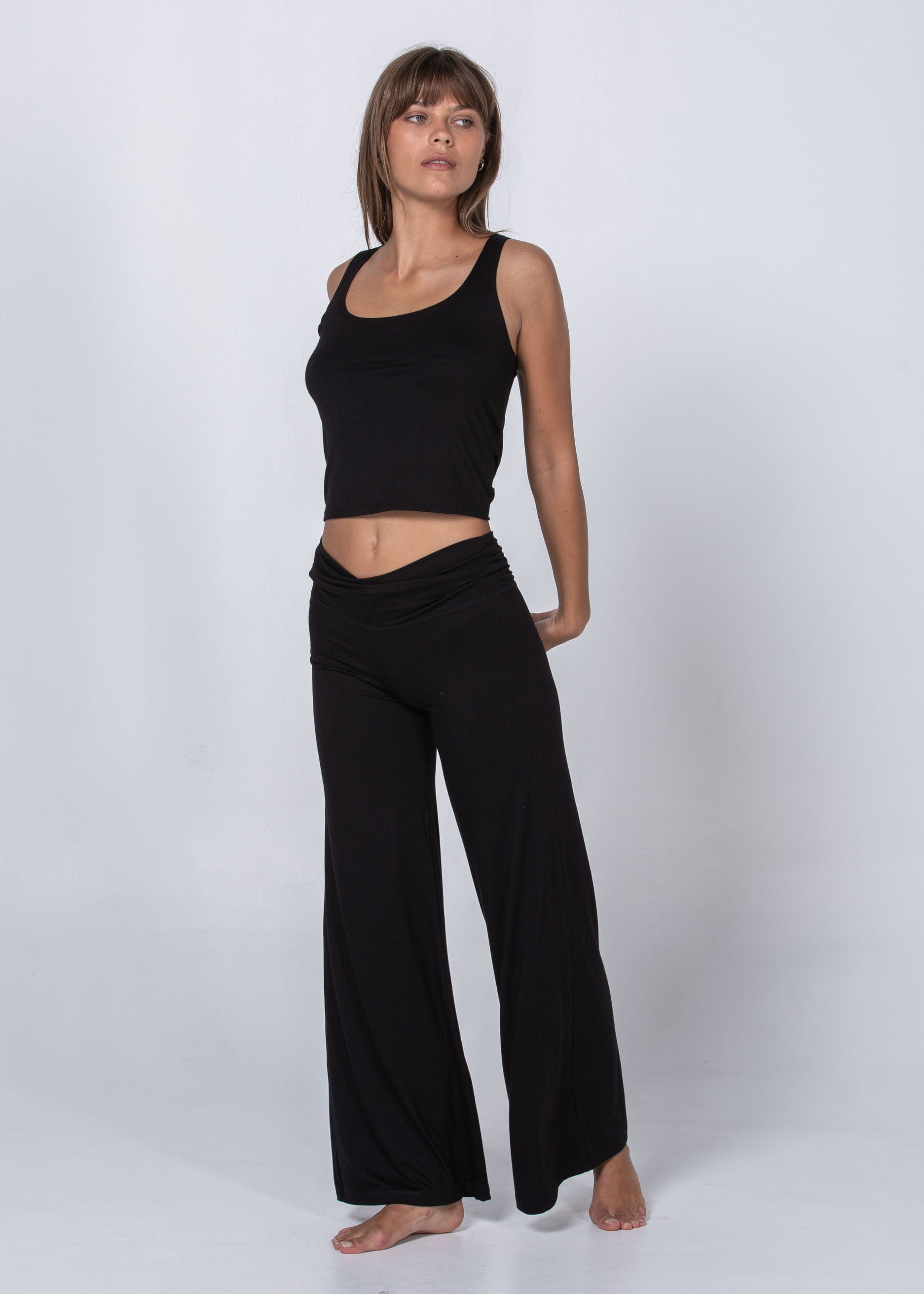 Origami Pants 2.0 black / XS WE-AR Origami Pants 2.0 | Sustainable Yoga & Off-Duty Wear