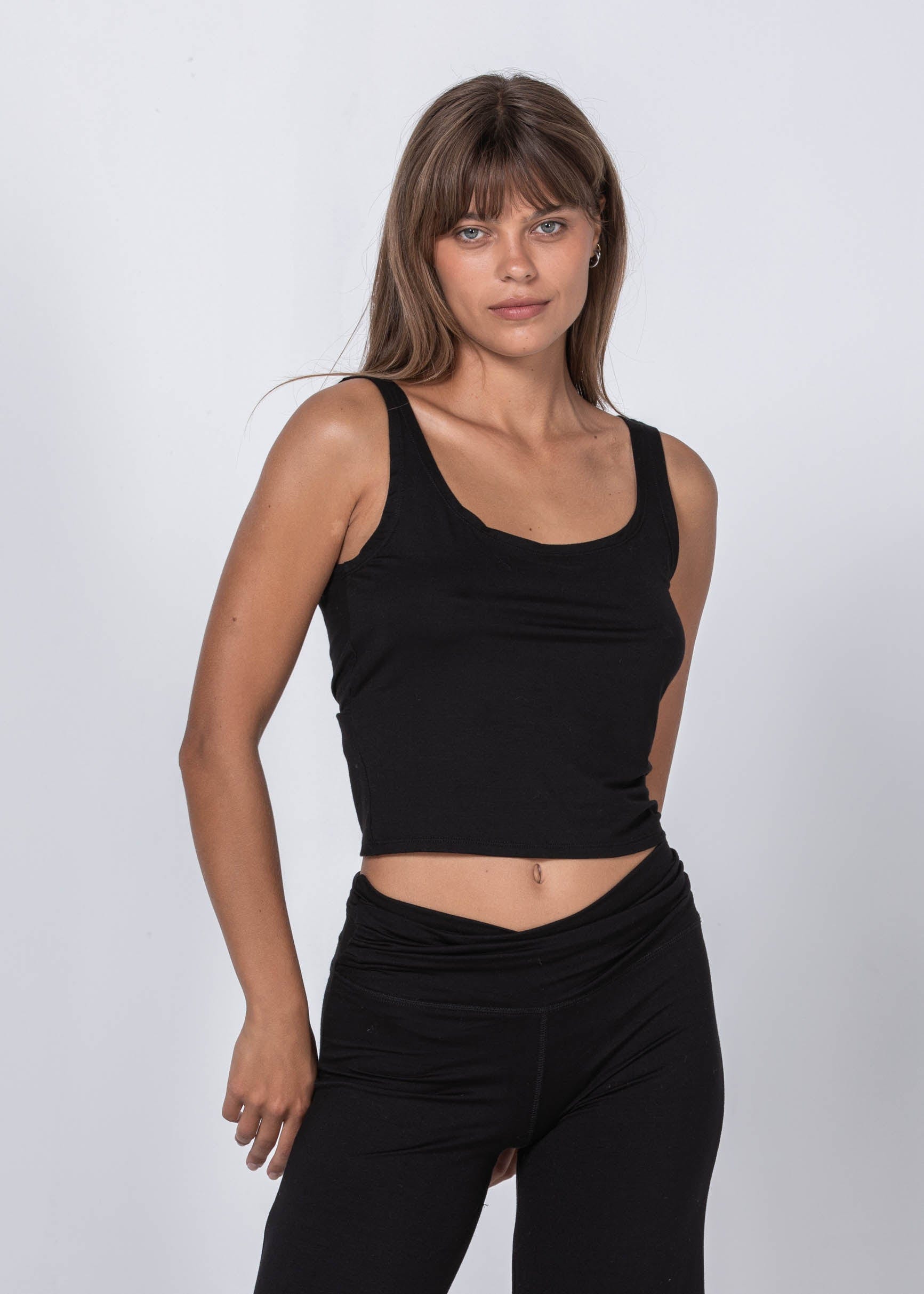 Origami Top black / XS WE-AR Origami Top | Sustainable Yoga & Off-Duty Wear