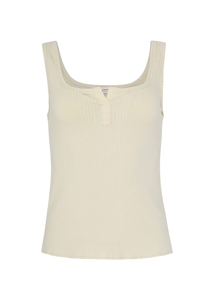 Eco Vero Henly Tank butter / XS WE-AR Eco Vero Henly Tank | Sustainable Yoga & Off-Duty Wear