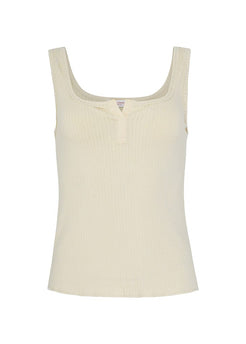 Eco Vero Henly Tank butter / XS WE-AR Eco Vero Henly Tank | Sustainable Yoga & Off-Duty Wear
