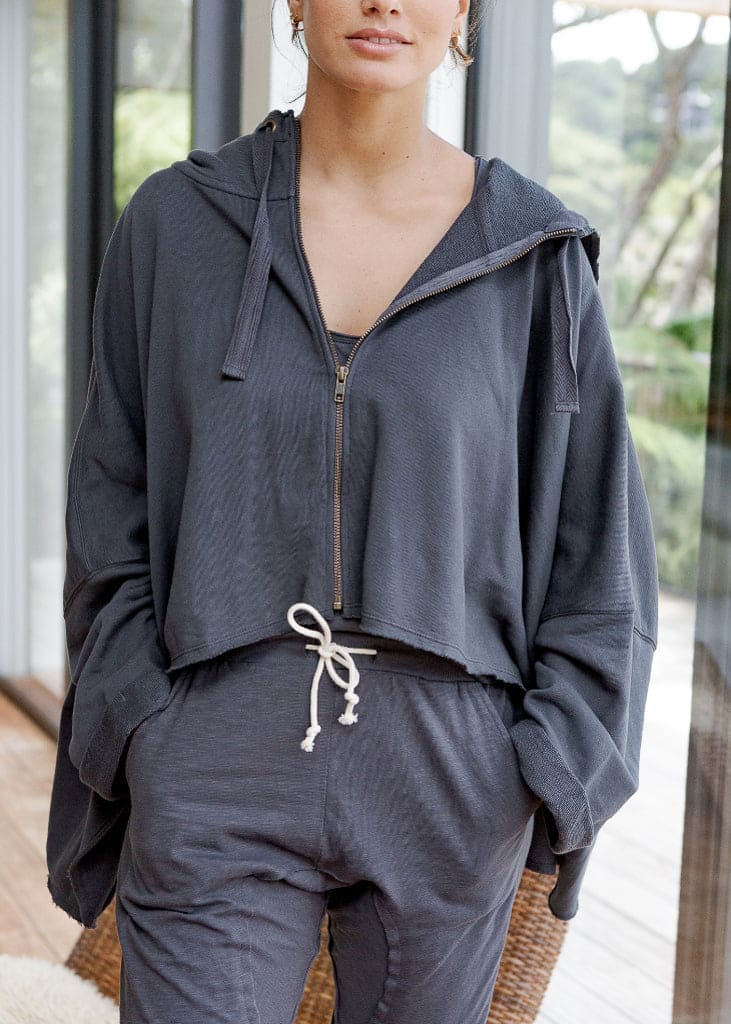 Caja Zip Hoodie Caja Zip Hoodie | Womens Boxy Hoodie | WE-AR