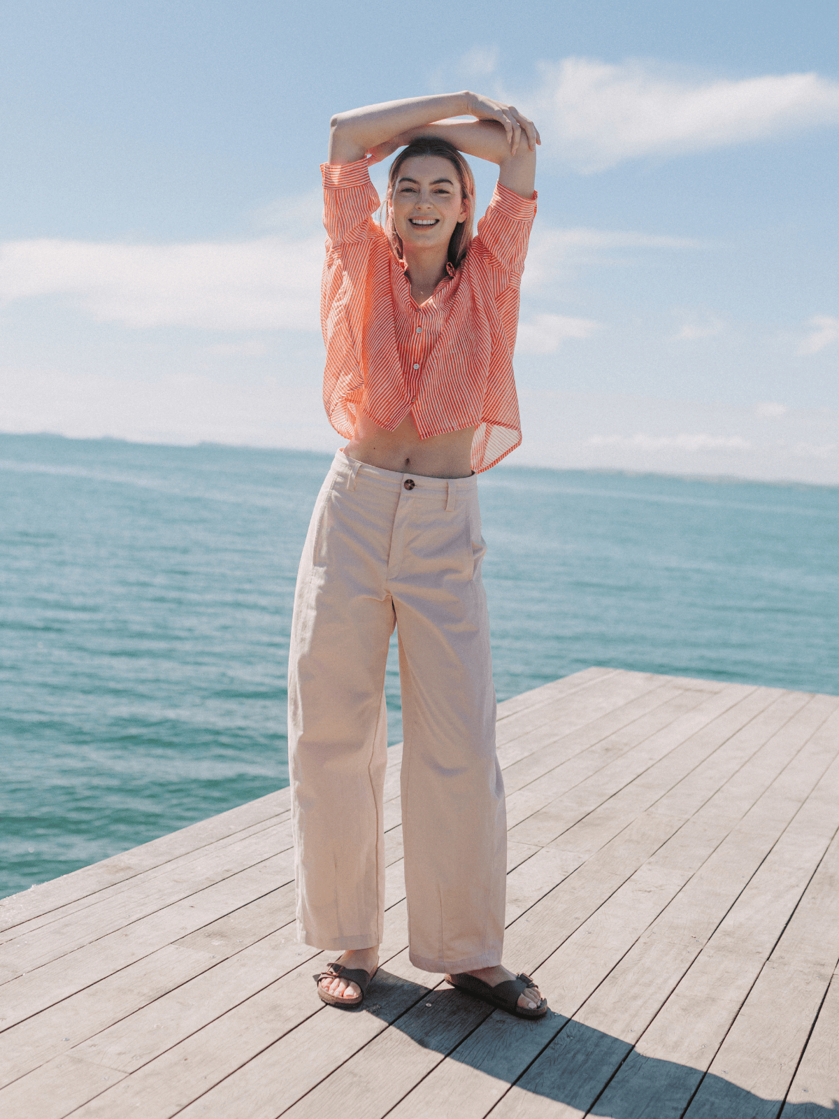 Line Pant cream pink / XS Line Pant