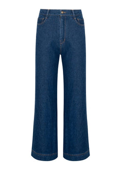 Denim Flares deep blue / S