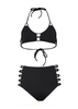 High Waisted Cross Bikini Top