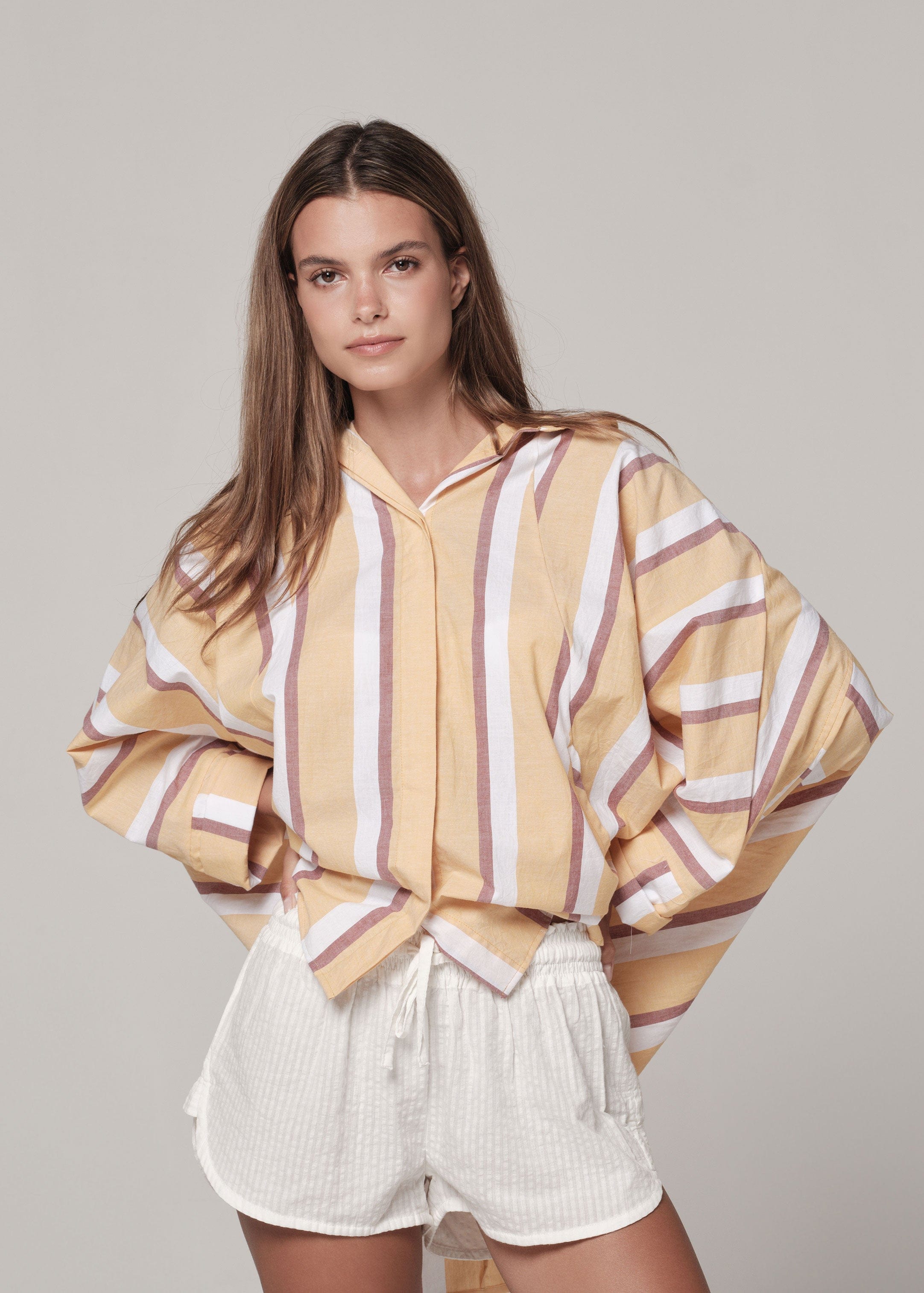 Leeside Shirt malaga stripe / ONE SIZE Leeside Shirt