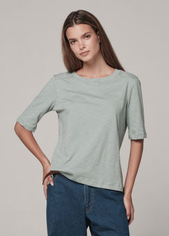 Breeze Tee matcha mylkshake / XS WE-AR Breeze Tee | Sustainable Yoga & Off-Duty Wear