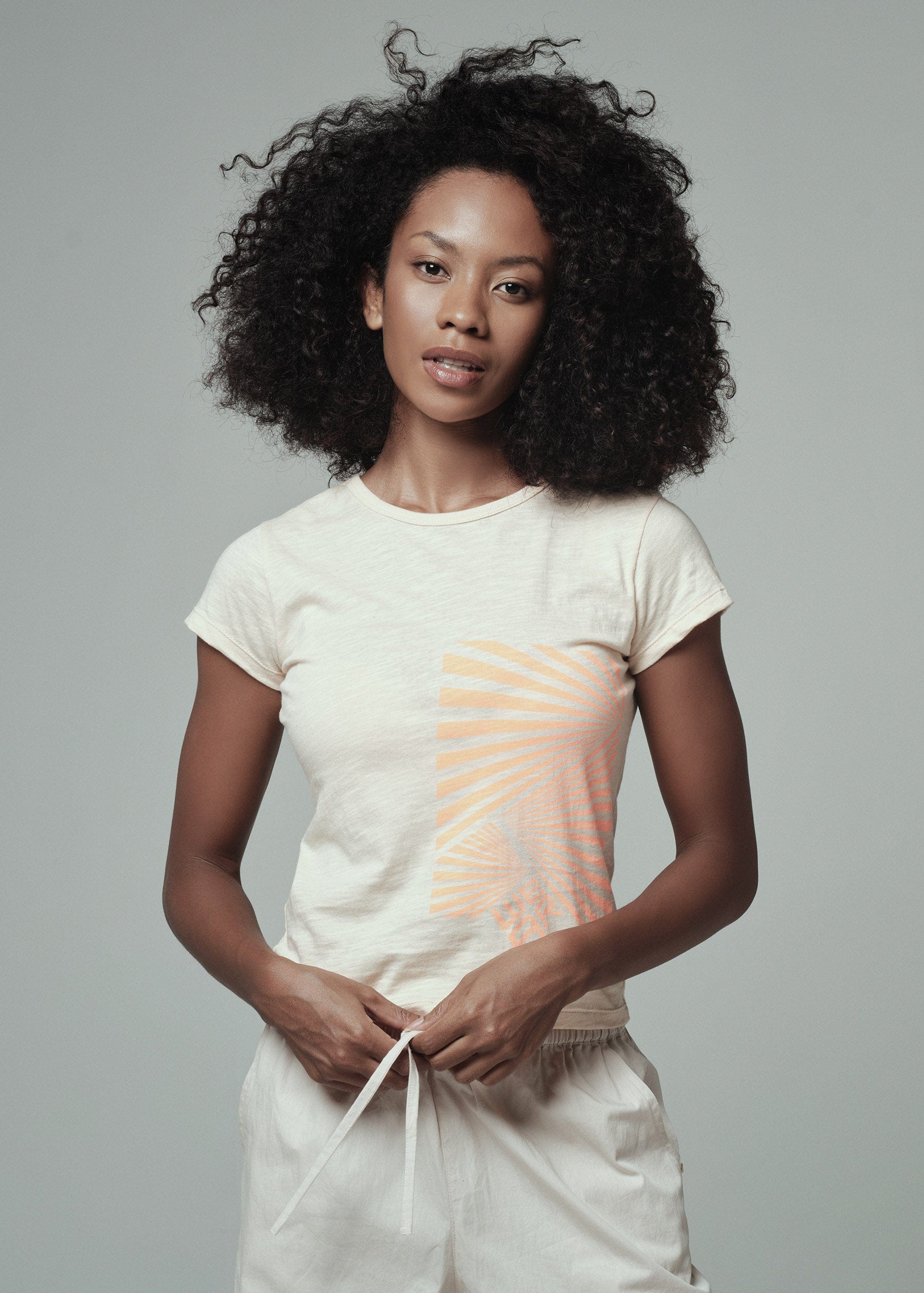 Baby Tee Neon Orange Peach / XS Baby Tee