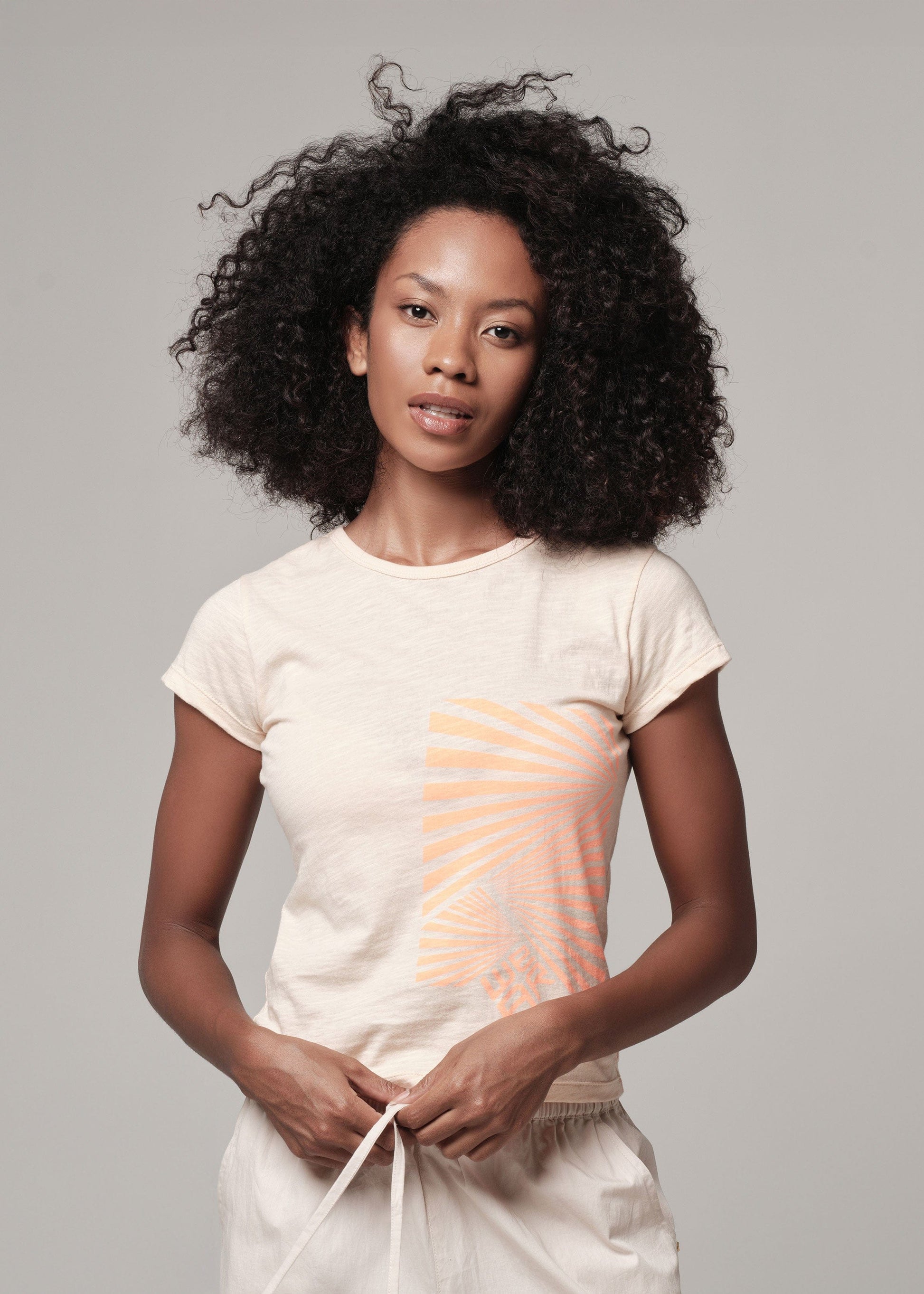 Baby Tee Neon Orange Peach / XS Baby Tee