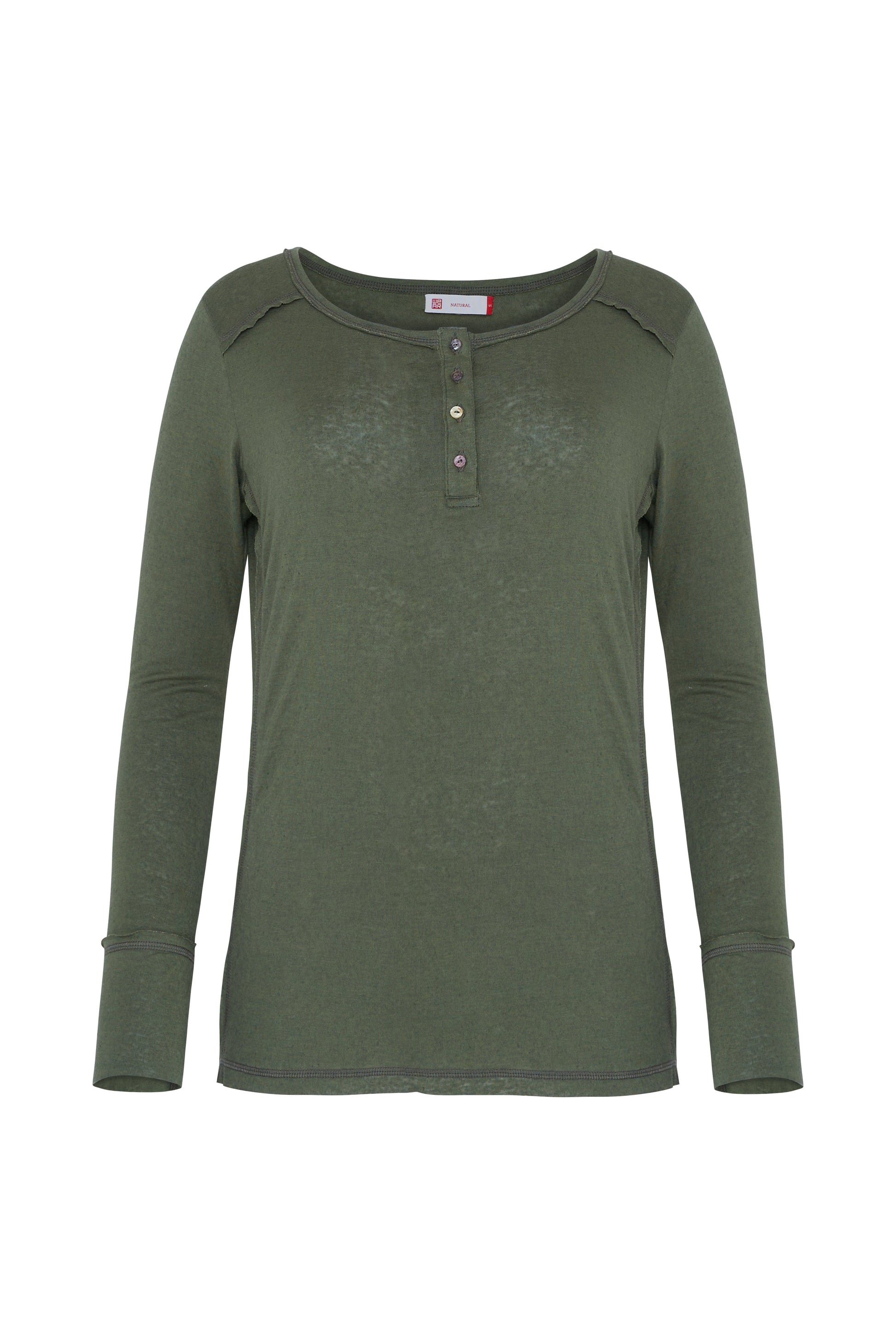 Serafina Long Sleeve olive / XS WE-AR Serafina Long Sleeve | Sustainable Yoga & Off-Duty