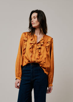 Cadence Blouse orche / S/M Cadence Blouse