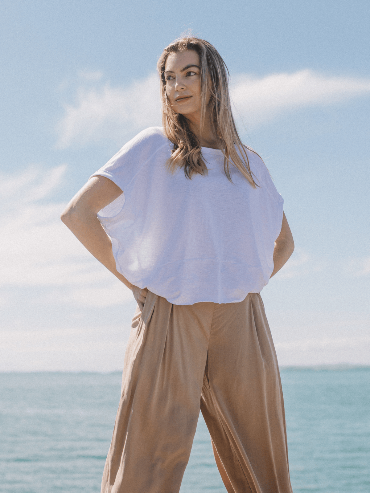 Pala Tee Parchment / S/M Pala Tee