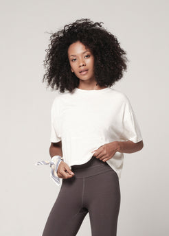 Pod Tee parchment / SM Pod Tee | Womens Relaxed T-Shirt | WE-AR