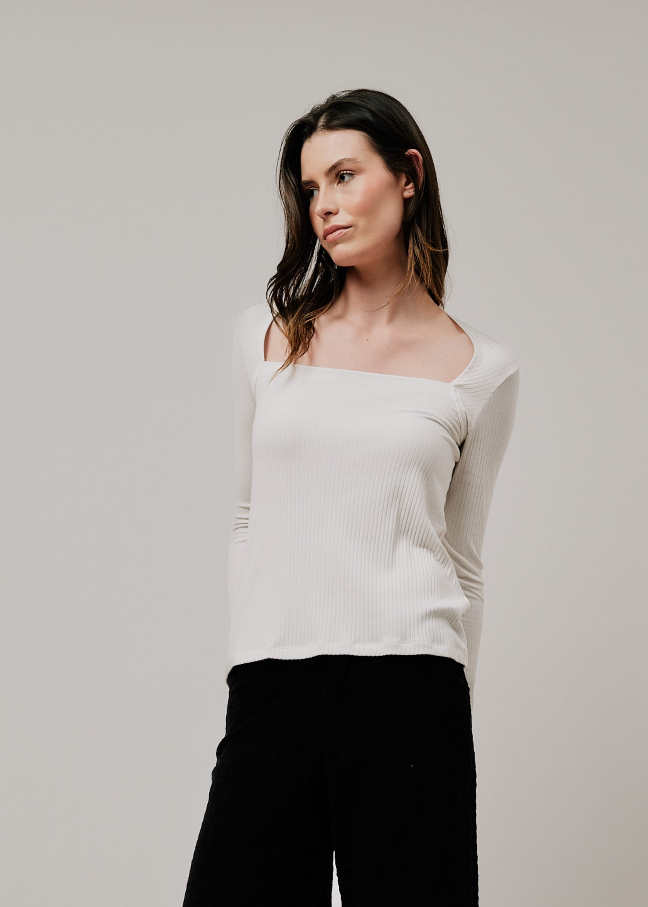Linea Long Sleeve parchment / XS Linea Long Sleeve