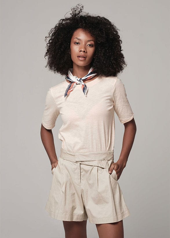 Breeze Tee Peach Nougat / XS WE-AR Breeze Tee | Sustainable Yoga & Off-Duty Wear