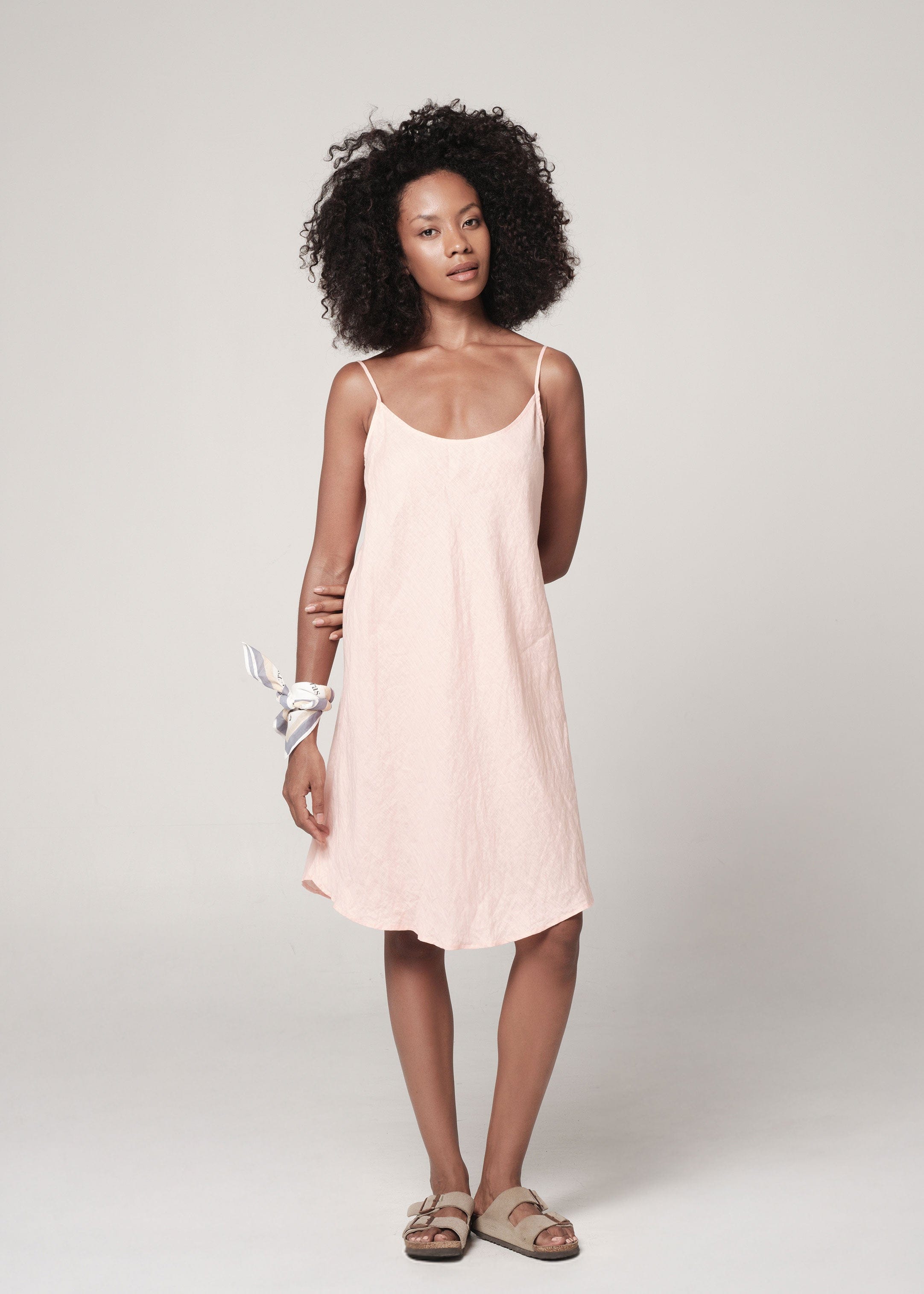 Solis Bias Dress peach parfait / SM Solis Bias Dress