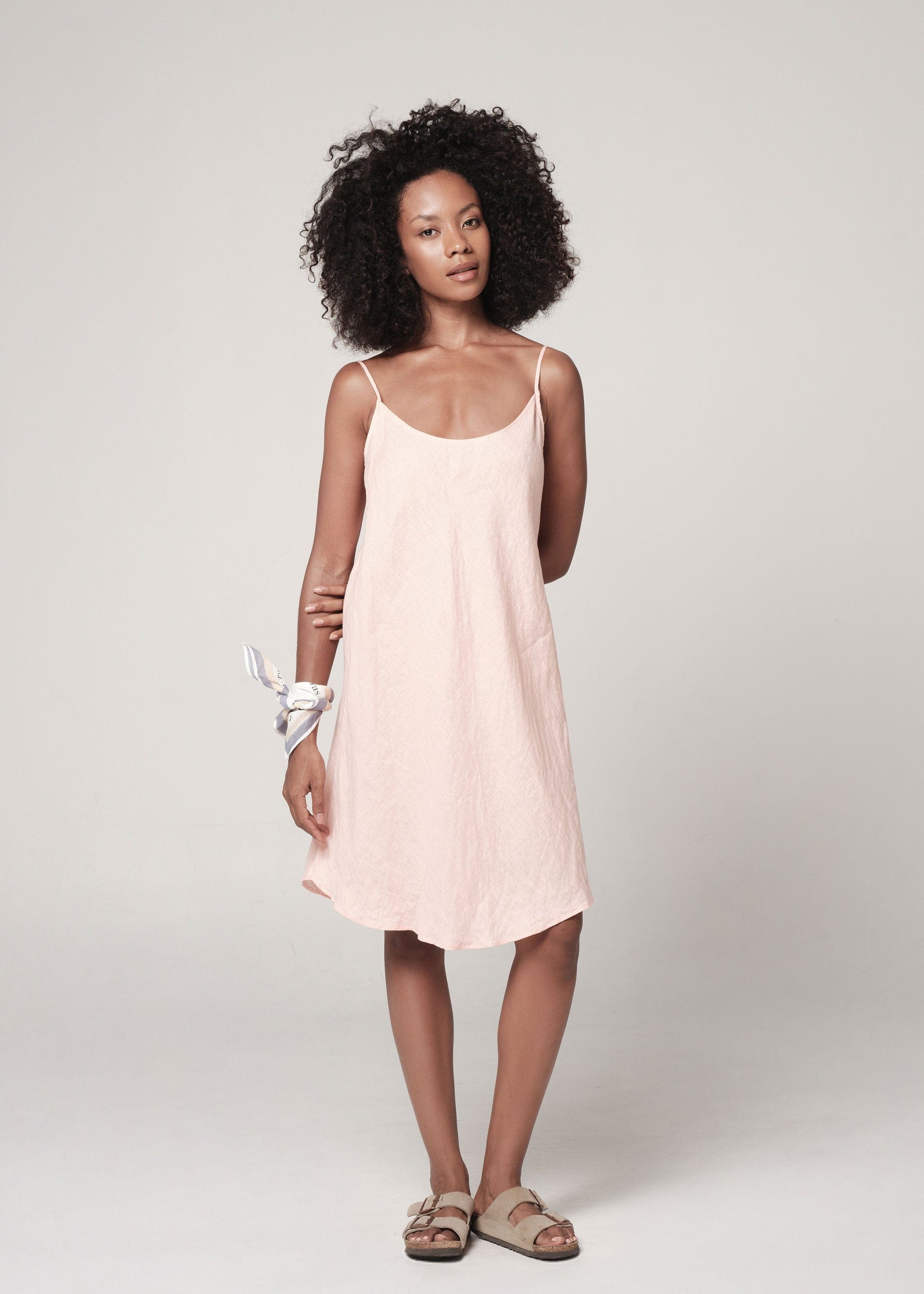 Solis Bias Dress peach parfait / SM Solis Bias Dress