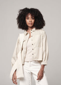 Brisa Shirt Putty / S/M Brisa Shirt | Sustainable Yoga & Off-Duty Wear