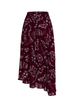Yume Skirt red velvet print / SM